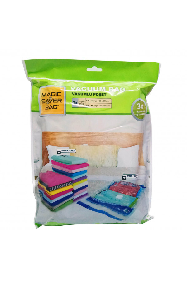 3 lü Vakumlu Poşet - Hurç 3 lü Vakumlu Poşet - Hurç