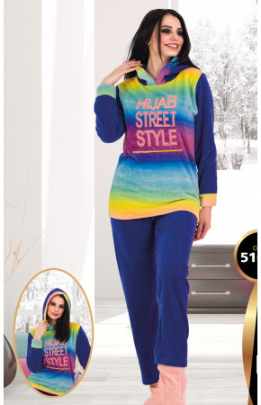Teknur 51016 Kapüşonlu Welsoft Bayan Pijama Takımı Teknur 51016 Kapüşonlu Welsoft Bayan Pijama Takımı