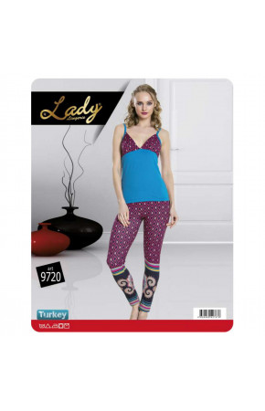 Lady 9720 İp Askılı Bayan Pijama Takımı - Art 9720