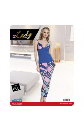 Lady 9730 İp Askılı Bayan Pijama Takımı - Art 9730