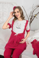Erdeniz 3317 Hamile Pijama Takımı - 3lü Set Lohusa Pijaması Erdeniz 3317 Hamile Pijama Takımı - 3lü Set Lohusa Pijaması