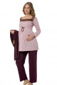 Kadın Sabahlıklı Lohusa Pijama Takımı Jenika 36211 Hamile Pijaması Kadın Sabahlıklı Lohusa Pijama Takımı Jenika 36211 Hamile Pijaması