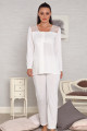 Kadın Sabahlıklı Lohusa Pijama Takımı Tuba 555 3lü Kadın Sabahlıklı Hamile Pijaması Kadın Sabahlıklı Lohusa Pijama Takımı Tuba 555 3lü Kadın Sabahlıklı Hamile Pijaması