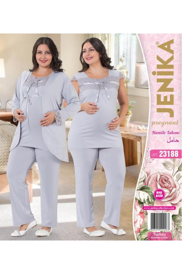 Jenika 23188 Büyük Beden Lohusa Pijama Takımı