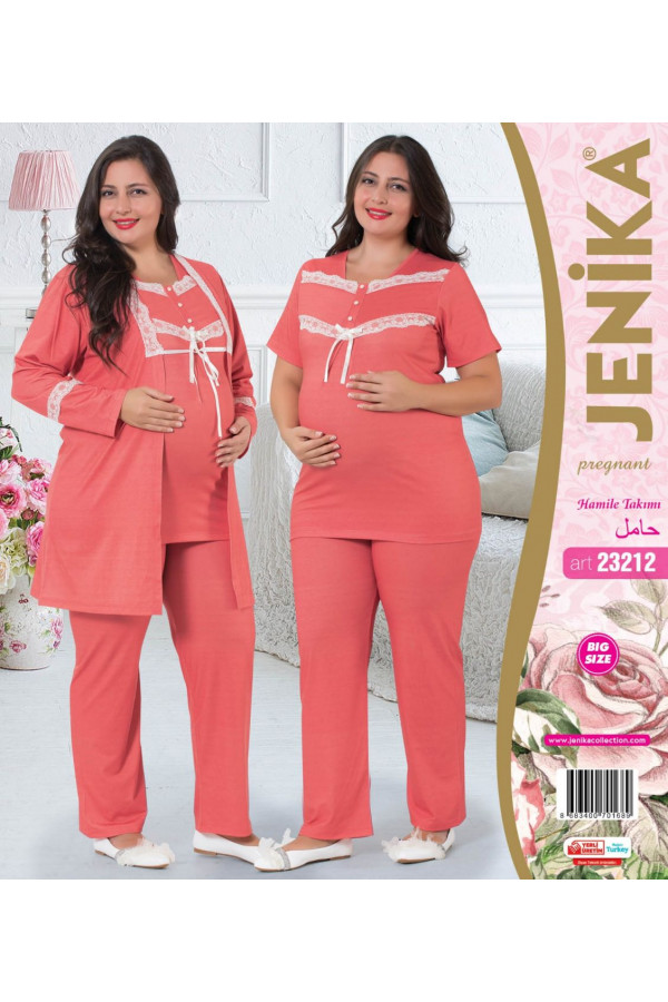 Jenika 23212 Büyük Beden Lohusa Pijama Takımı