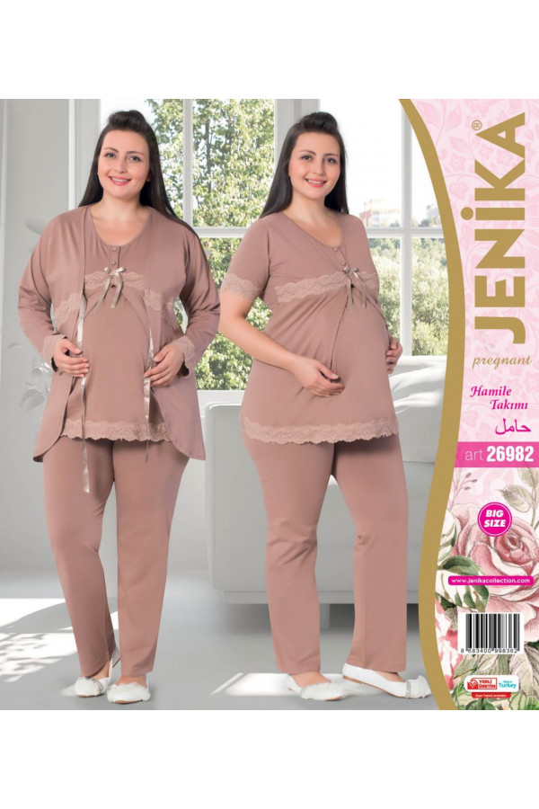 Jenika 26982 Büyük Beden Lohusa Pijama Takımı