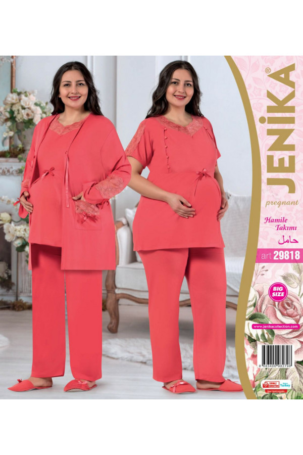 Jenika 29818 Büyük Beden Lohusa Pijama Takımı