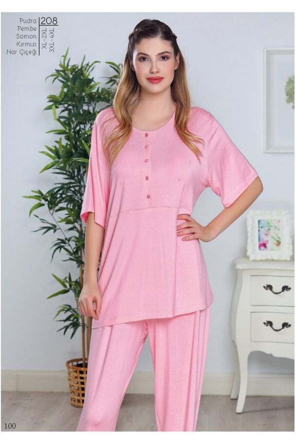Tuba 208 Pijama Takımı XL- 4XL Bedenler