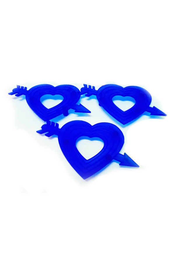 Bisiklet - Motosiklet Jant Süsü Kalp Modeli