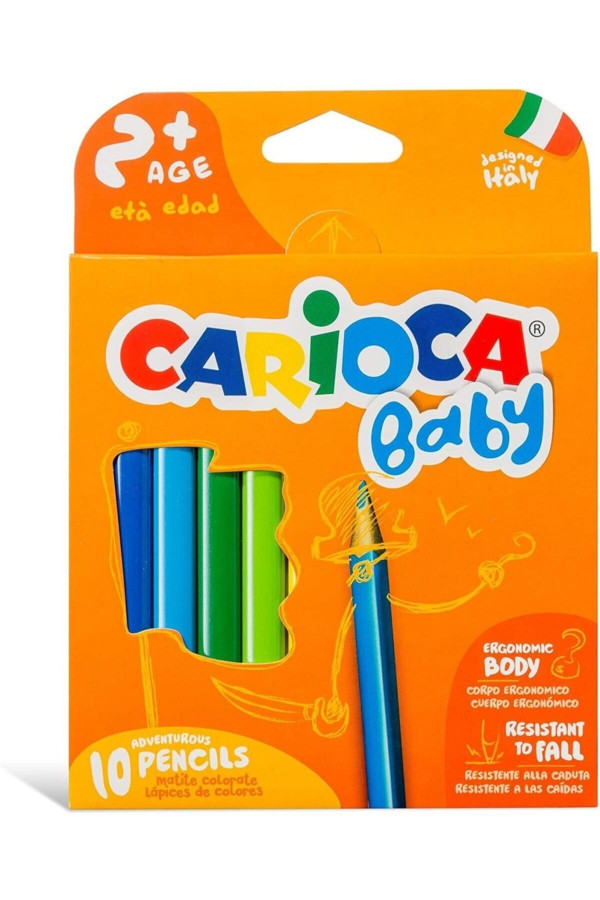 Hayal Sepeti Jumbo Üçgen Bebek Kuru Boya Kalemi 10lu 42819 (+2 YAŞ) Hayal Sepeti Jumbo Üçgen Bebek Kuru Boya Kalemi 10lu 42819 (+2 YAŞ)