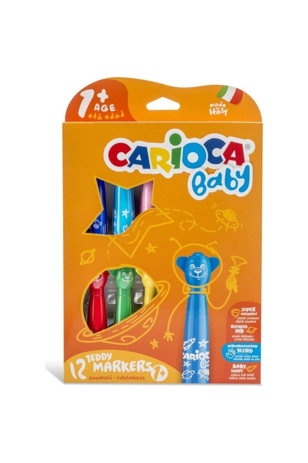 Hayal Sepeti Çocuk Turuncu Baby Teddy Jumbo Bebek Süper Yıkanabilir Keçeli Boya Kalemi 12li 42816 Hayal Sepeti Çocuk Turuncu Baby Teddy Jumbo Bebek Süper Yıkanabilir Keçeli Boya Kalemi 12li 42816