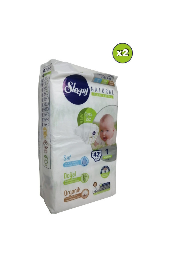 Hayal Sepeti Sleepy Yenidoğan Bebek Bezi No:1 42adet *2 Paket (84adet) Kampanyalı Orjinal Ürün