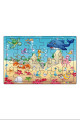 Yunus Balığı ve Arkadaşları  3-9 Yaş Çocuklar için 24 Parçalı Ahşap Puzzle Yapboz Yunus Balığı ve Arkadaşları  3-9 Yaş Çocuklar için 24 Parçalı Ahşap Puzzle Yapboz