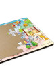 Sevimli Hayvanlar Şehirde  3-9 Yaş Çocuklar için 24 Parçalı Ahşap Puzzle Yapboz Sevimli Hayvanlar Şehirde  3-9 Yaş Çocuklar için 24 Parçalı Ahşap Puzzle Yapboz
