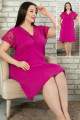 Jenika 45464 Battal Fuşya Renk Tunik - Jenika Büyük Beden Gecelik Jenika 45464 Battal Fuşya Renk Tunik - Jenika Büyük Beden Gecelik