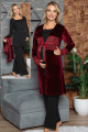 Kadın Bordo Lohusa Pijama Takımı Jenika 42442  Sabahlıklı  3lü Sabahlıklı Hamile Pijaması Kadın Bordo Lohusa Pijama Takımı Jenika 42442  Sabahlıklı  3lü Sabahlıklı Hamile Pijaması