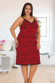 Lady 6800 Battal Boy Büyük Beden İp Askılı Tunik Gecelik  2XL - 3XL - 4XL Lady 6800 Battal Boy Büyük Beden İp Askılı Tunik Gecelik  2XL - 3XL - 4XL