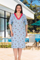Açık Mavi Lady Büyük Beden Tunik Gecelik - Lady 8844 Battal Beden Tunik Açık Mavi Lady Büyük Beden Tunik Gecelik - Lady 8844 Battal Beden Tunik
