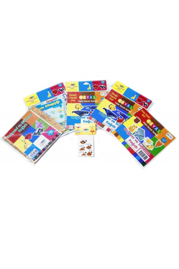 Hayal Origami Kağıdı 5li Set - Hediyeli Hayal Origami Kağıdı 5li Set - Hediyeli