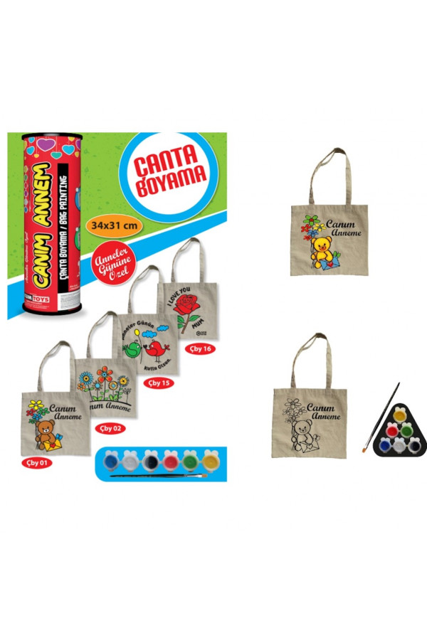 CANIM ANNEM ÇANTA BOYAMA ÇBY