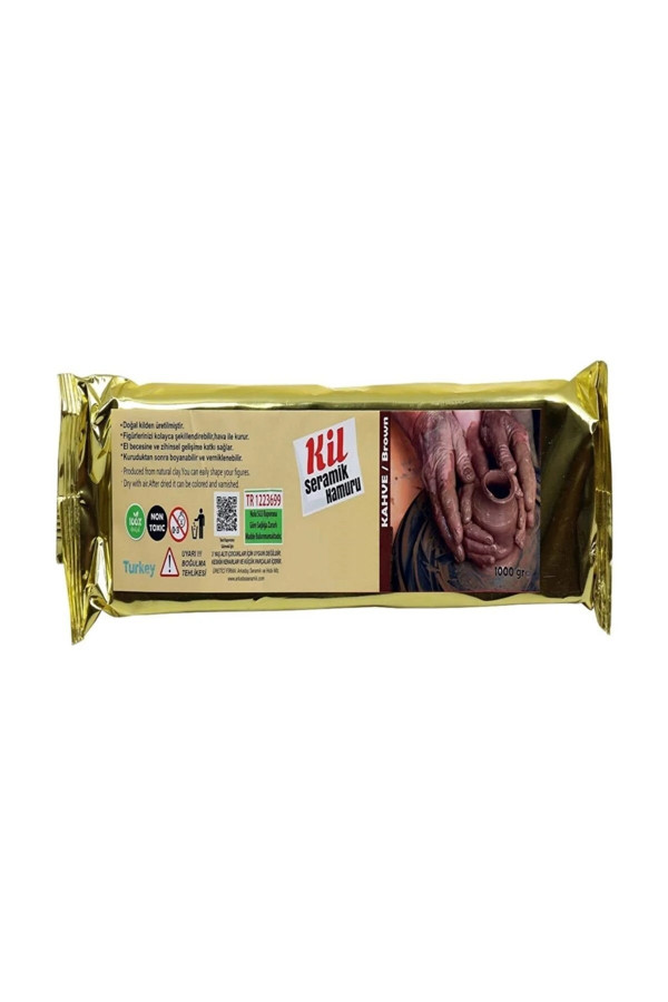 Kahverengi Kil (Seramik) Hamuru - 500 Gr