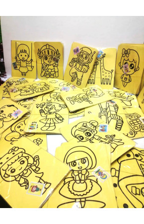 Hayal Sepeti Kum Boyama Seti A5 25 Adet