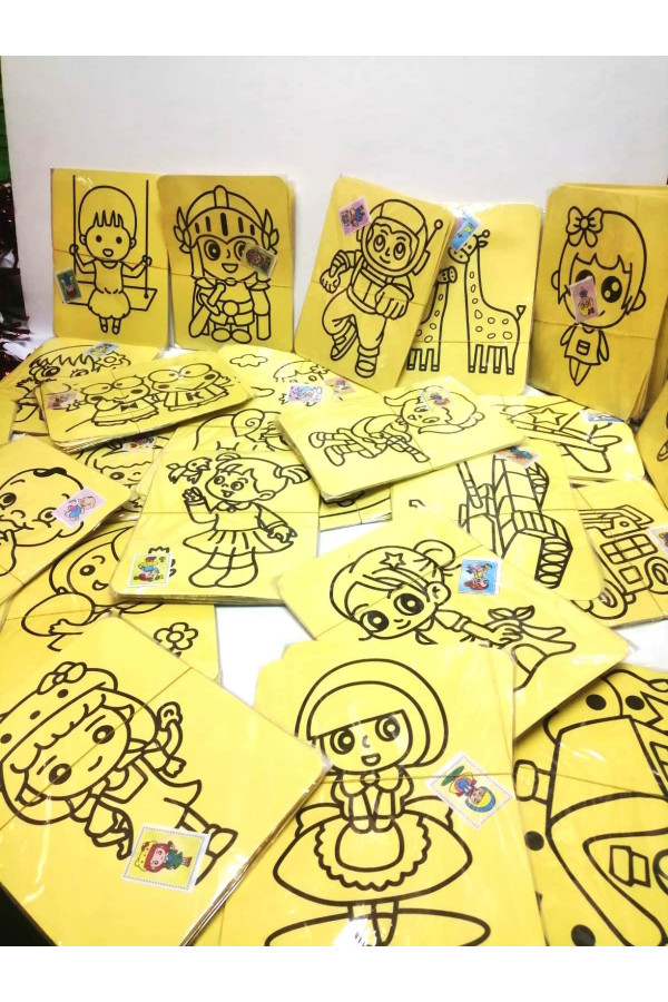 Hayal Sepeti Kum Boyama Seti A5 25 Adet