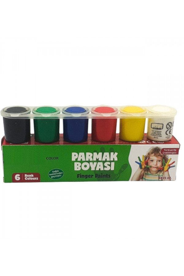 Hayal Sepeti Parmak ve Yüz Boyası 6 Renk 6x25mm Hayal Sepeti Parmak ve Yüz Boyası 6 Renk 6x25mm