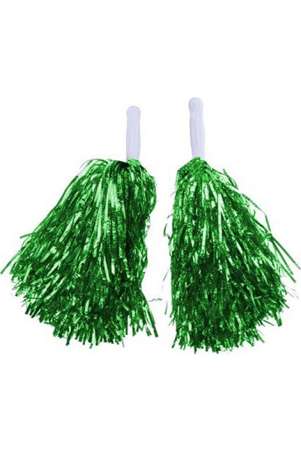 Ponpon Metalize Çiftli Yeşil Ponpon Metalize Çiftli Yeşil