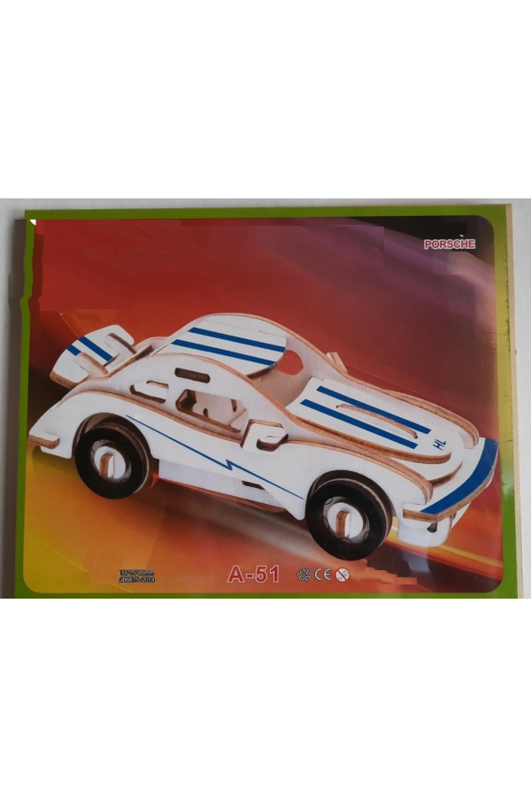 Hayal Sepeti PORSHE Ahşap Maket Büyük Boy   Boyanabilir Maket Hayal Sepeti PORSHE Ahşap Maket Büyük Boy   Boyanabilir Maket