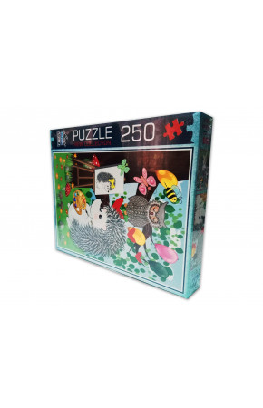 250 Parça Hayvanlar KİRPİ Temalı Puzzle Yapboz