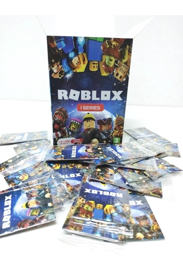 Roblox 1.seri oyun kartı toplam  360 adet kart  (120 poşetx3adet)