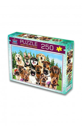 250 Parça Sevimli Köpekler Puzzle Yapboz