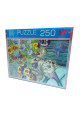 250 Parça Kedi ve Çiçekler Puzzle Yapboz 250 Parça Kedi ve Çiçekler Puzzle Yapboz