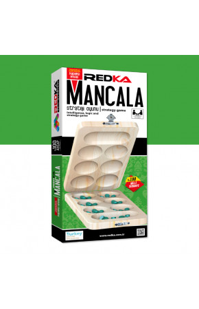 Kapaklı Ahşap Mancala