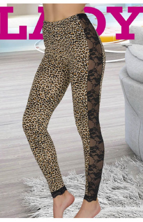 Lady 8198 Standart 42-42 Beden Leopar Desenli Tayt Lady 8198 Standart 42-42 Beden Leopar Desenli Tayt