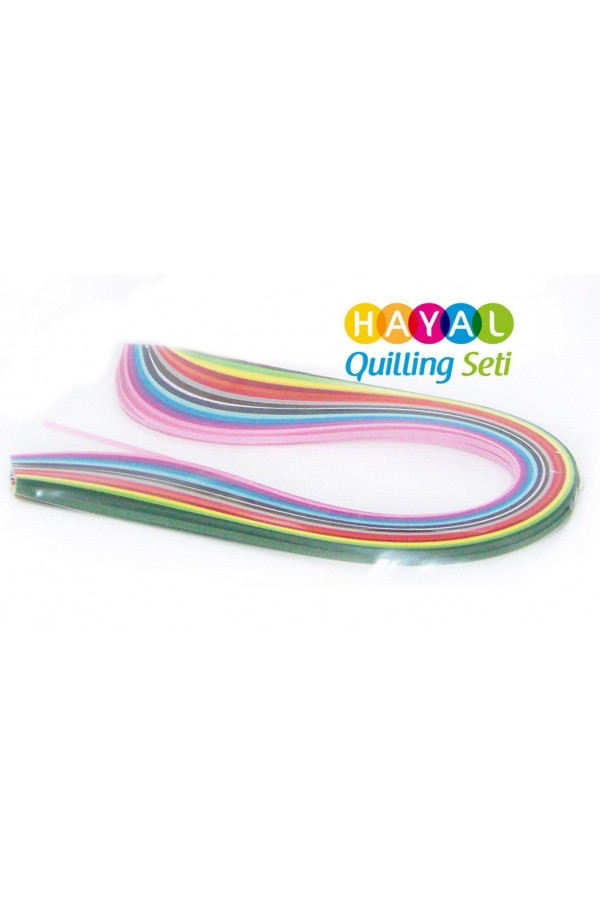 3mm 15 Renkli 300 Adetli Quilling Kağıdı