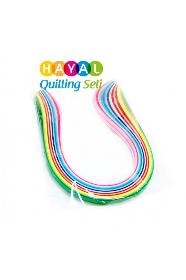 5mm 15 Renkli 300 Adetli Quilling Kağıdı