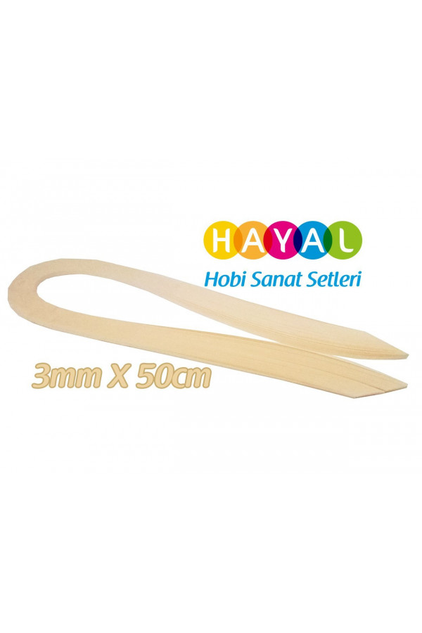 3mm Somon Renk Quilling Kağıdı - 100lü