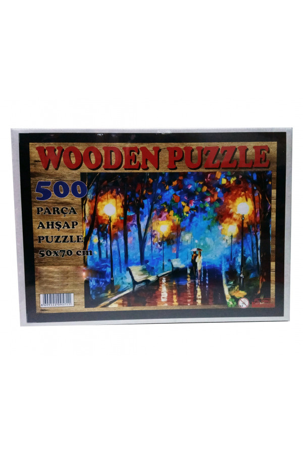 500 Parça Ahşap Puzzle - Parkta Yürüyüş Yapboz