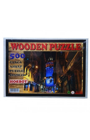 500 Parça Ahşap Puzzle - Galata Kulesi Yapboz 500 Parça Ahşap Puzzle - Galata Kulesi Yapboz