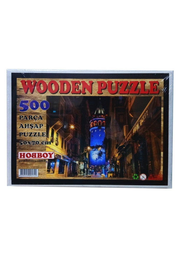 500 Parça Ahşap Puzzle - Galata Kulesi Yapboz
