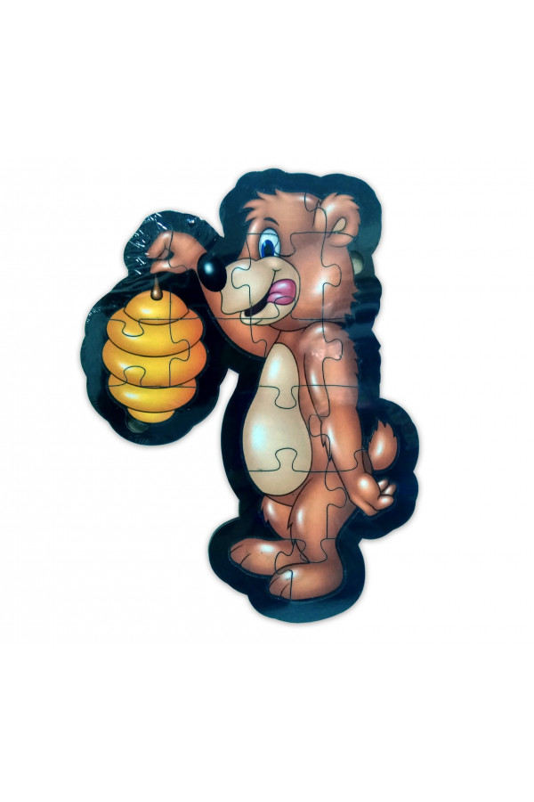 Ayı Şekilli Ahşap Puzle Yapboz Yeni Ürün Ayı Şekilli Ahşap Puzle Yapboz Yeni Ürün