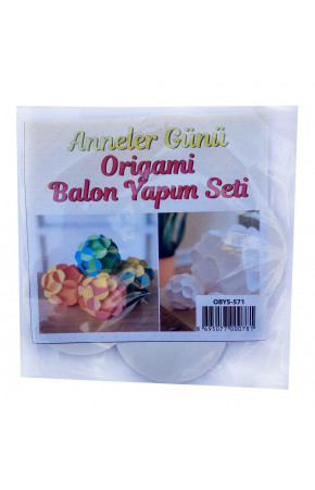 Anneler Günü Origami Balon Yapım Seti