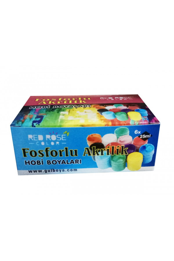 Fosforlu Akrilik Boya 6 Renk