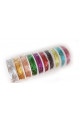 Aluminyum Makara Tel - 1mm Kalınlık- 10 Farklı Renk Aluminyum Makara Tel - 1mm Kalınlık- 10 Farklı Renk