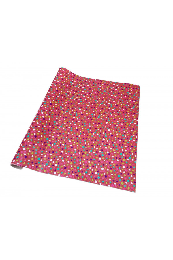 Hediye Ambalaj Kağıdı Rulo 70 cm X 3 mt - Renkli Noktalar Modeli Hediye Ambalaj Kağıdı Rulo 70 cm X 3 mt - Renkli Noktalar Modeli