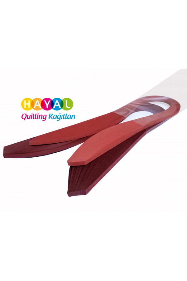 Kırmızı ve Koyu Kırmızı Quilling Kağıdı - 5mm 200 Adetli Kırmızı ve Koyu Kırmızı Quilling Kağıdı - 5mm 200 Adetli