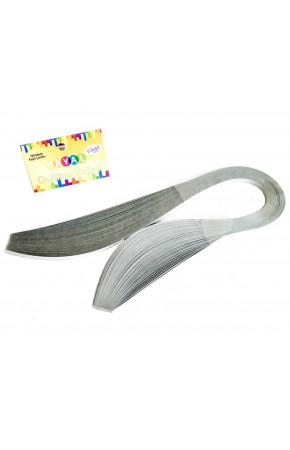 Quilling Kağıdı - Gri Renk 100'lü Quilling Kağıdı - Gri Renk 100'lü