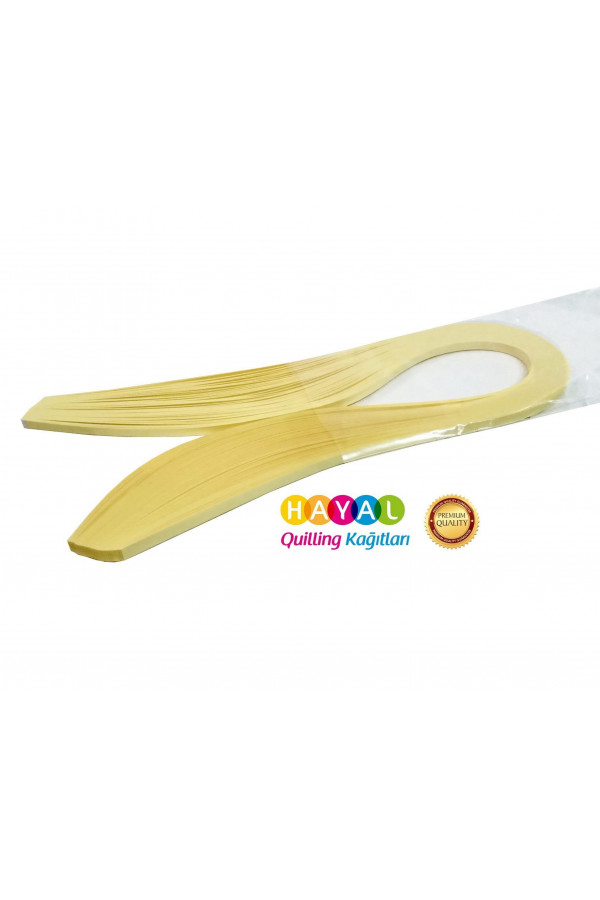 Quilling Kağıdı - Açık Sarı renk 5mm  100lü